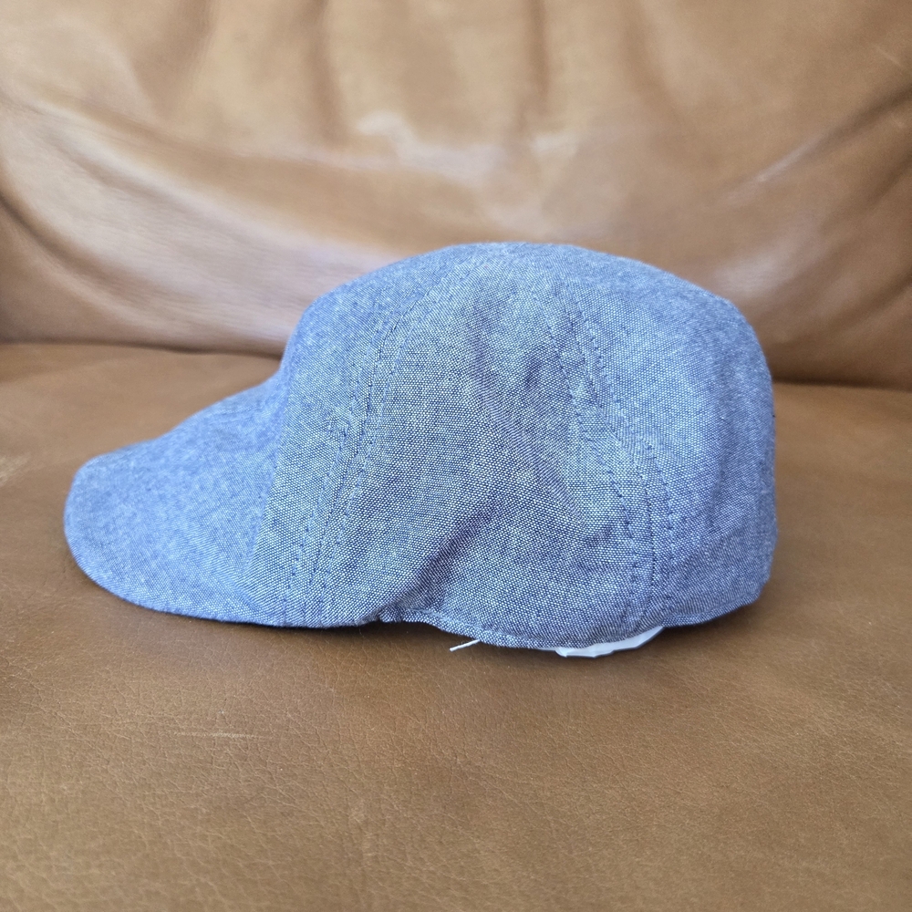 Chambray Blue Infant Newsboy Cap